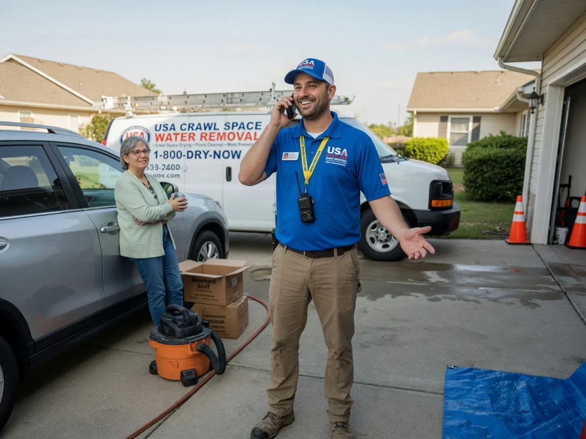 Crawl Space Water Removal Cedar Grove, NC FAQs